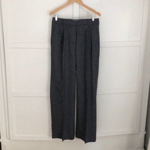 Mango grey wool pants